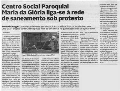 DA-30jun.'21-p.17-Centro Social Paroquial Maria da Glória liga-se à rede de saneamento sob protesto.jpg