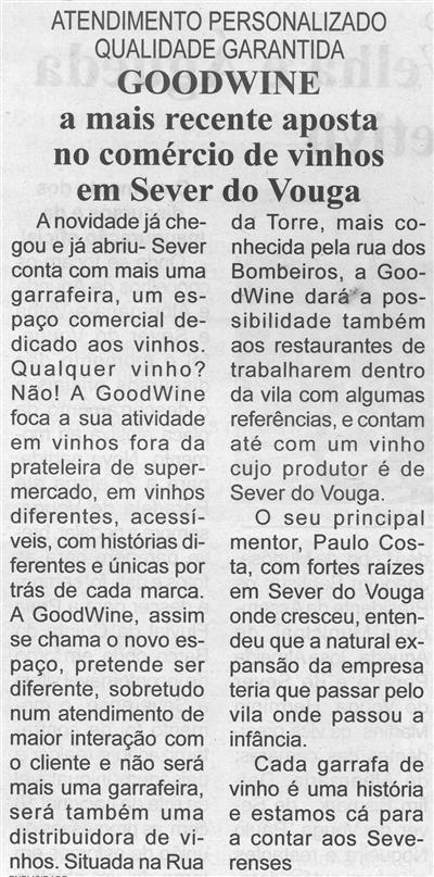 BV-N.º 1195 (2.ª quinz. nov. 2022), p. 6-GoodWine a mais recente aposta no comércio de vinhos em Sever do Vouga.jpg