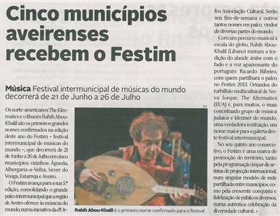 DA-Ano 27, N.º 9112 (04 abr. 2013), p. 15-Cinco municípios aveirenses recebem o Festim.JPG