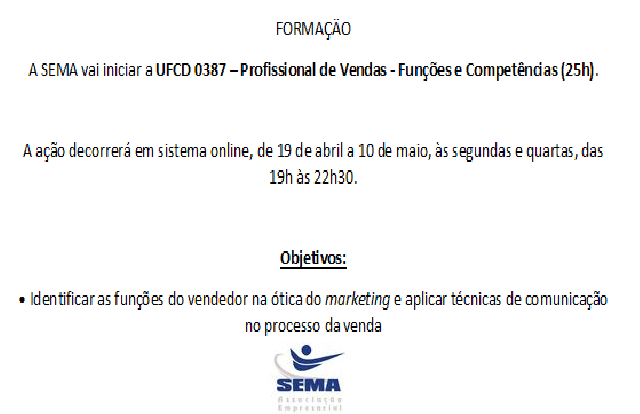 SEMA Formação 1