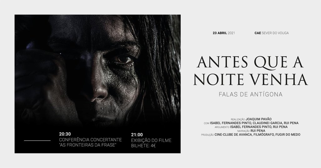 CAE - 23 Abril - exibição do filme - Antes que a Noite Venha