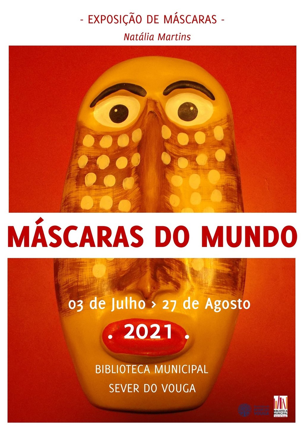 de 3 Jul a 27 Ag - Exposição Máscaras do Mundo - BM