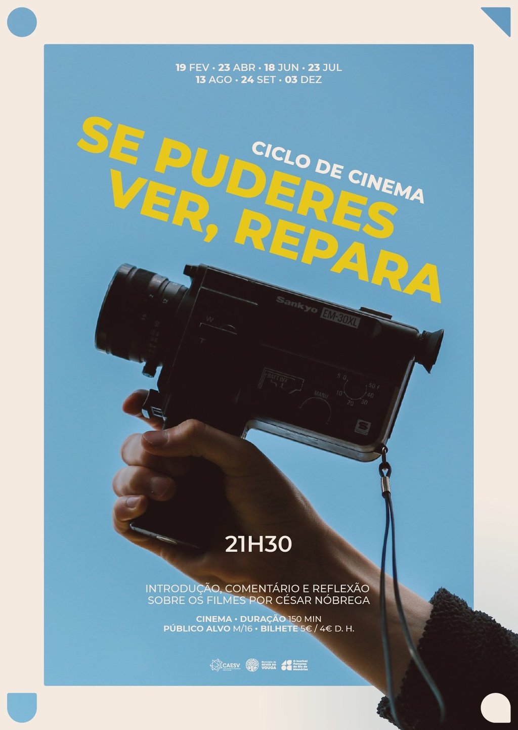 23 julho - ciclo de cinema - se puderes ver repara