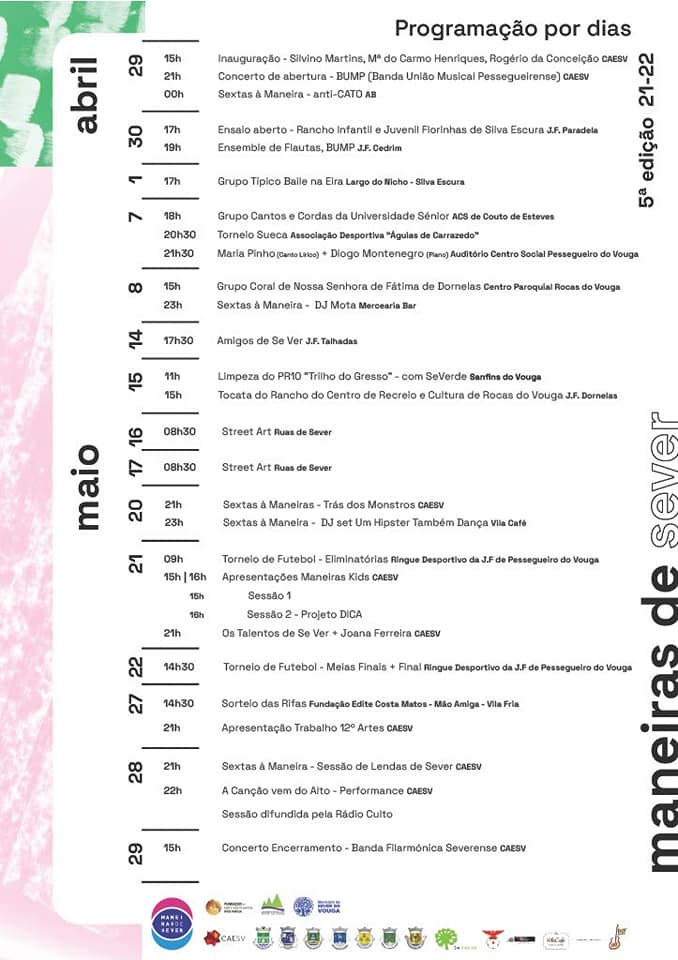 Programa - Maneiras de sever
