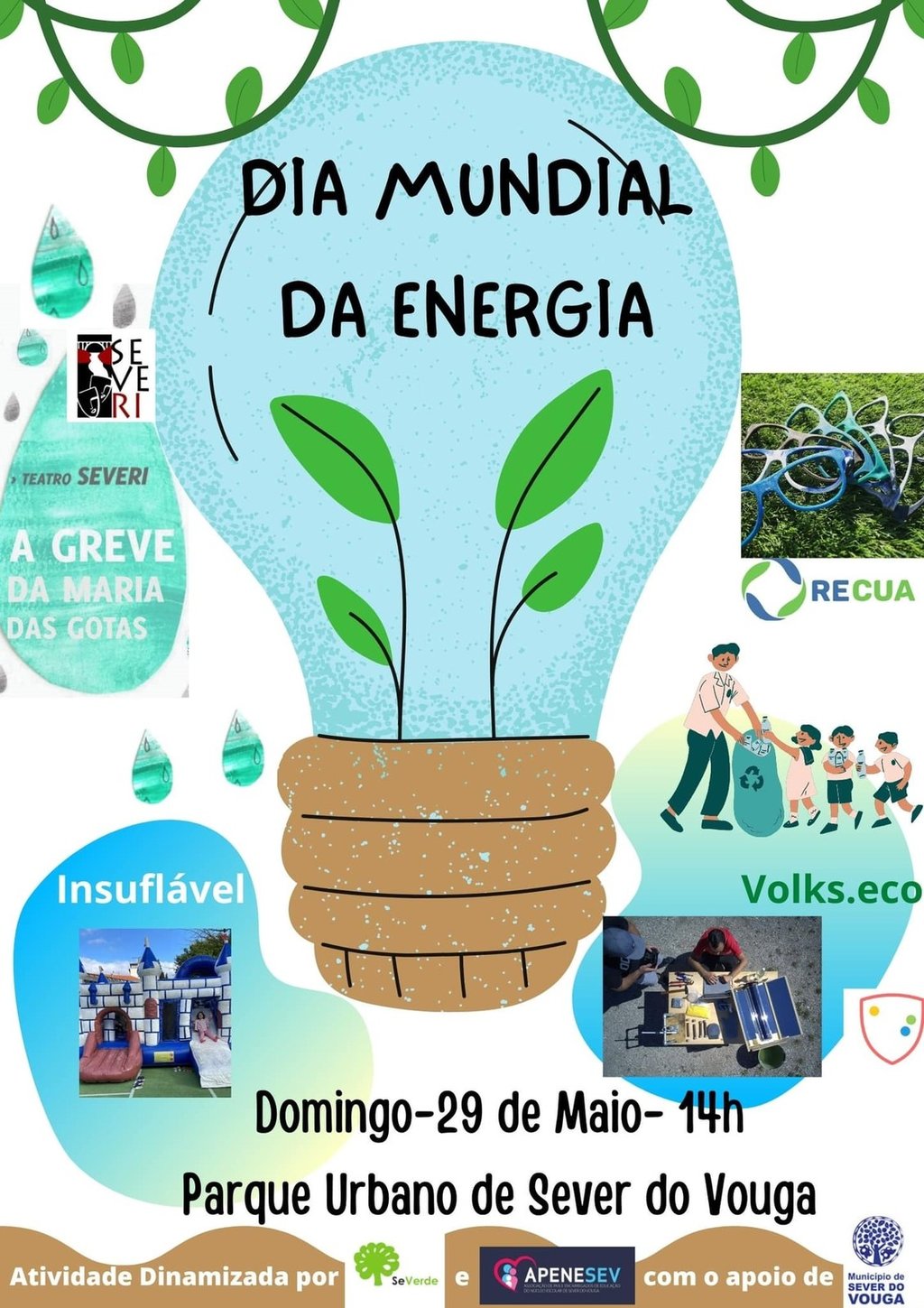 29 maio - Dia mundial da Energia - Parque Urbano SV