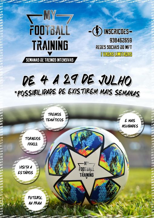 de 4 a 29 de julho - My Football Training