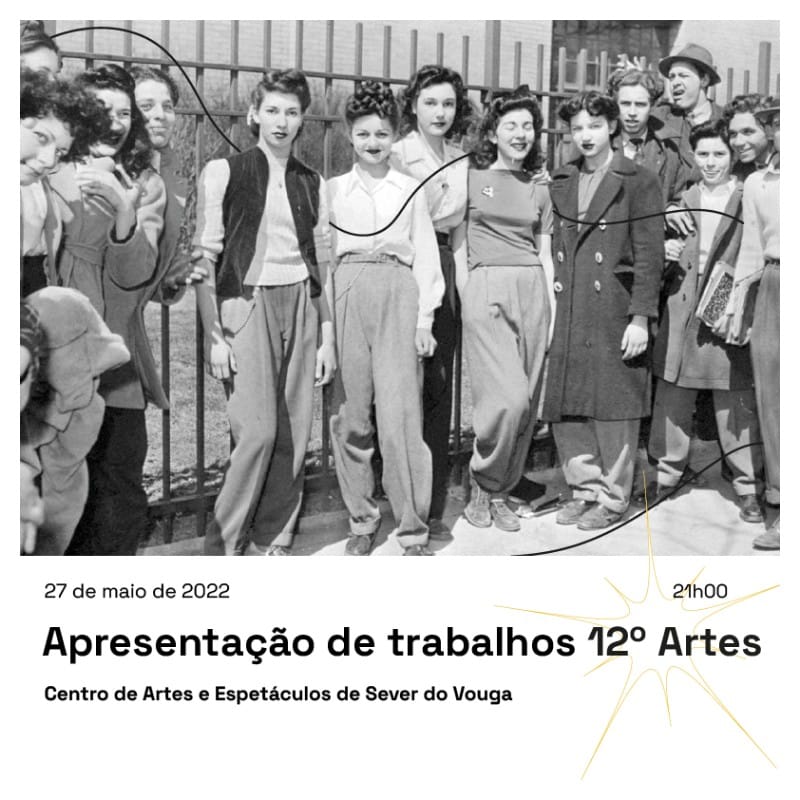 27 maio - apresentação de trabalhos 12ª artes - CAE