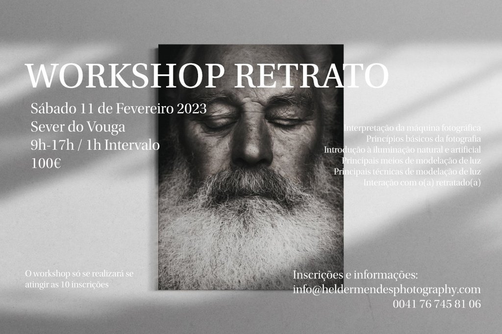 11 fev - Workshop fotografia - Retrato